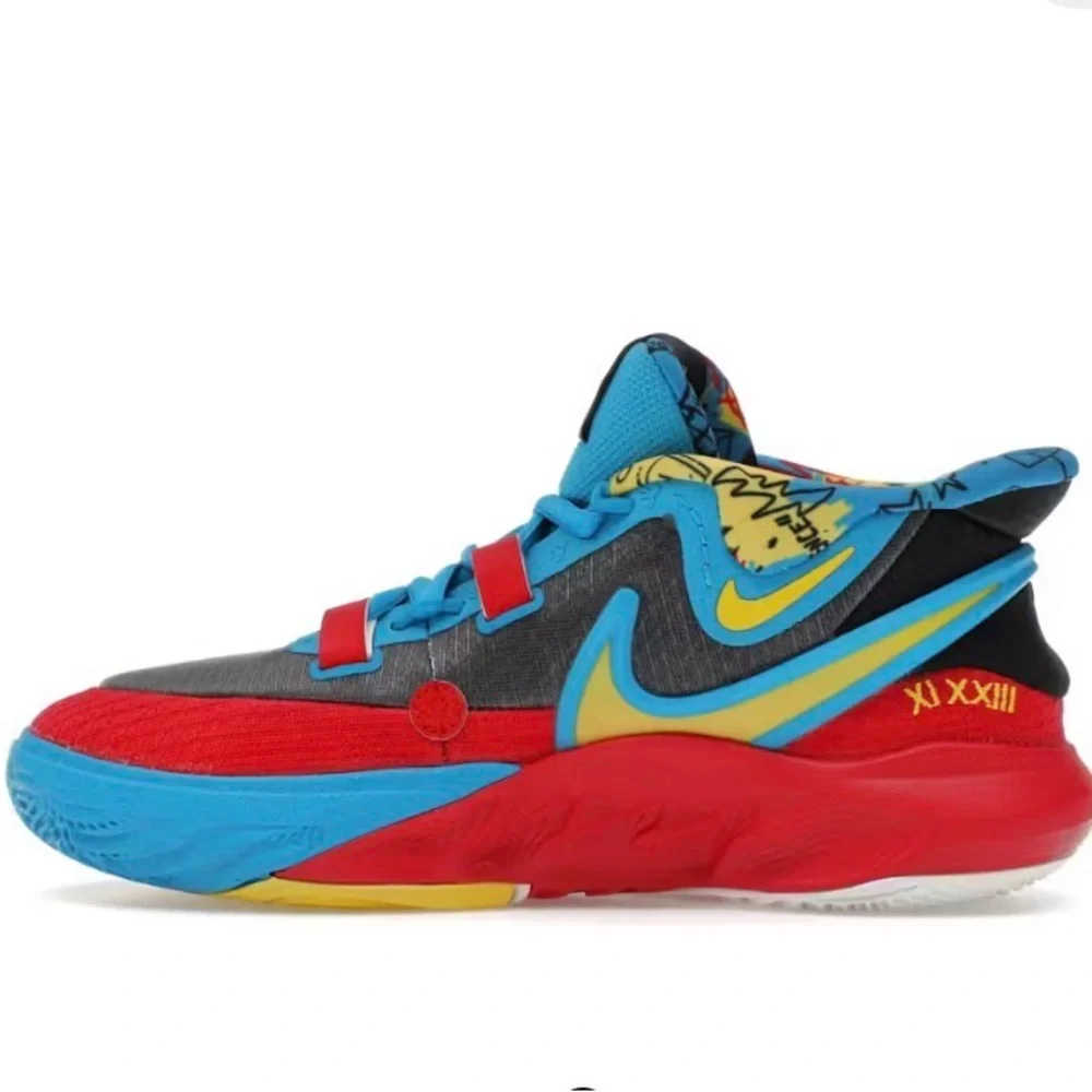 Nike Men's Multicolor Basketball Shoe — Blue, Red, Yellow